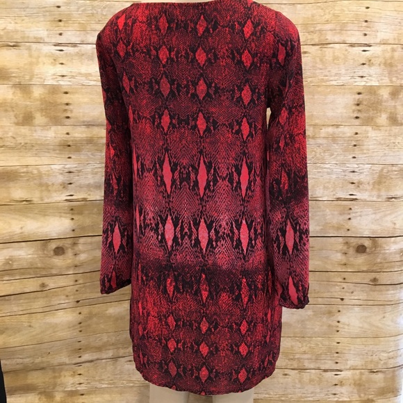 BB DAKOTA snake Print Shift Dress Small - Picture 4 of 5